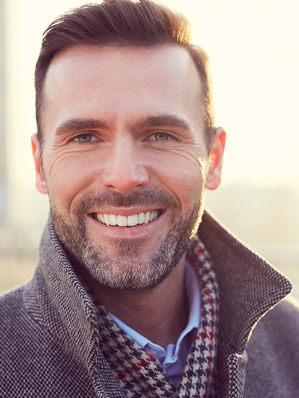 Man smiling