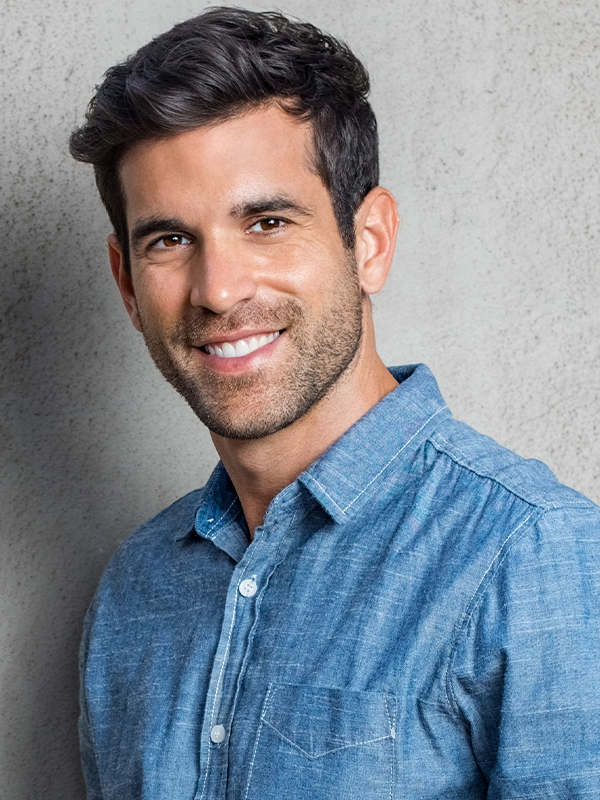 Man smiling